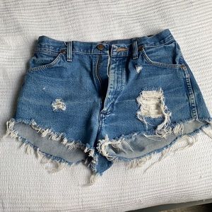 Custom wrangler shorts